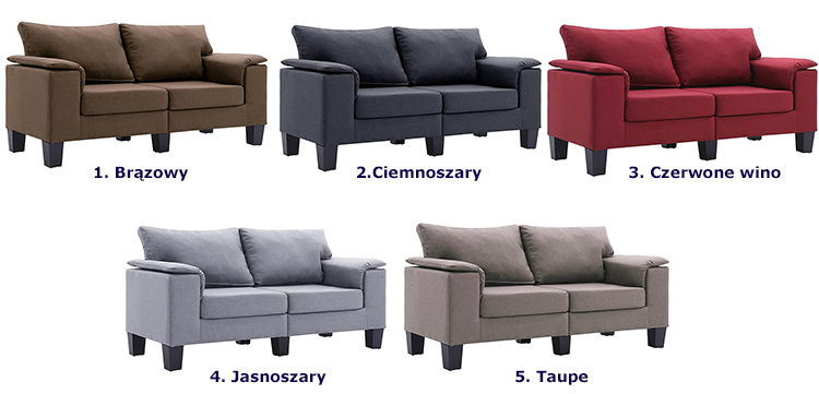 Produkt 2-osobowa kremowa sofa z podłokietnikami - Ezof 2Q