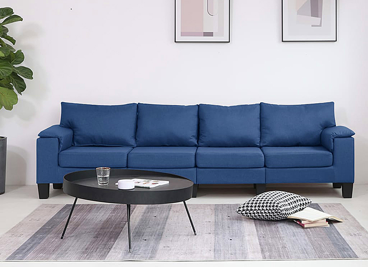 4-osobowa niebieska sofa Ezof 4Q