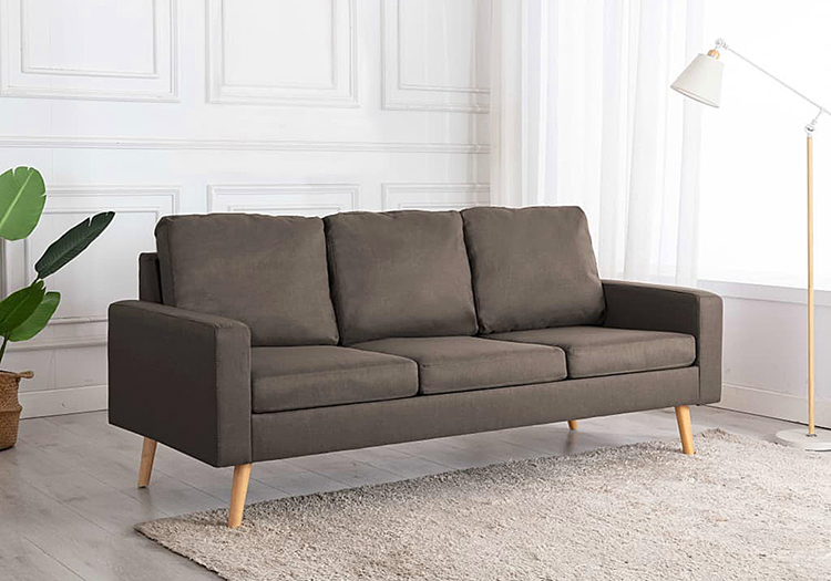 Taupe sofa z tkaniny Muria 3Q