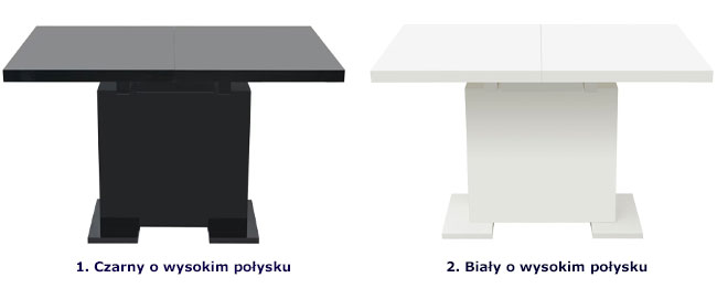 Produkt Czarny stół rozkładany – Aiden