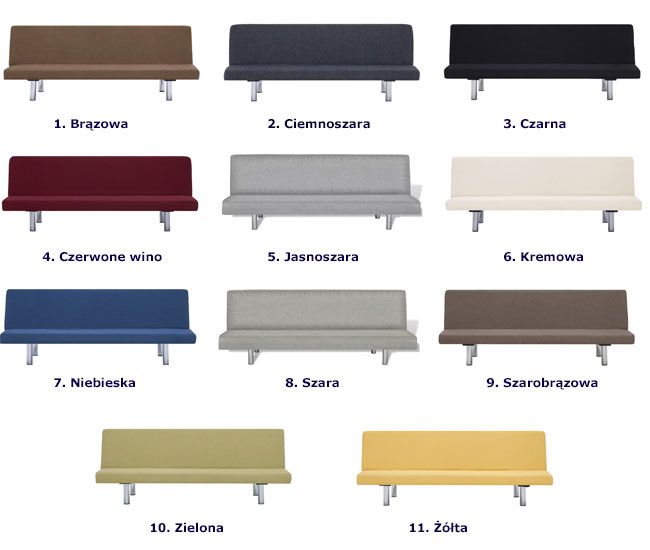Produkt Sofa rozkładana Vanger 2X – czerwone wino - zdjęcie numer 3