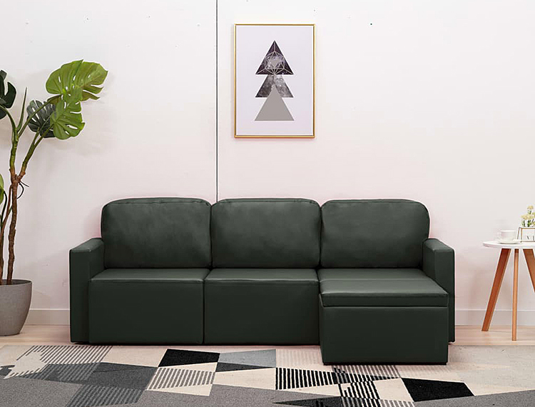 Sofa rozkładana szara Odi 4Q