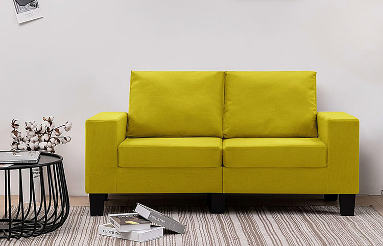 Dwuosobowa sofa żółta Magnex 2Q