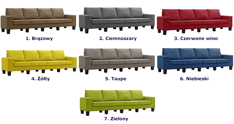 Produkt Ponadczasowa 4-osobowa czerwona sofa - Magnex 4Q