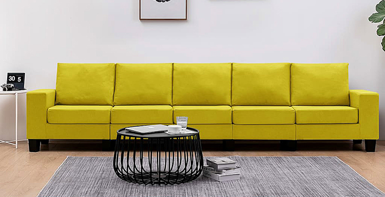5-osobowa sofa żółta Magnex 5Q