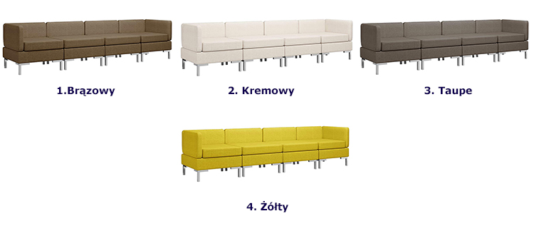 Produkt 4-częściowy czarny zestaw wypoczynkowy - Gova 4D