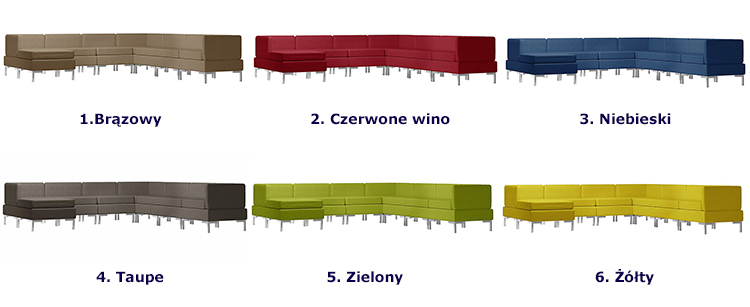 Produkt 8-częściowy jasnoszary zestaw wypoczynkowy - Gova 8D