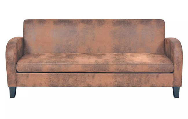 Sofa Mayor 2X dwuosobowa, brązowa