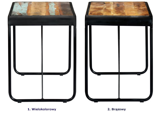 Produkt Stół jadalniany loft lite drewno brązowy - Trefl 2X - zdjęcie numer 2