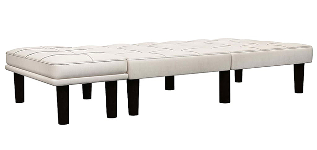 Brązowa sofa Vortex, rozkładana