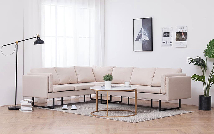 Produkt Przestronna sofa narożna Selwa - kremowa - zdjęcie numer 2