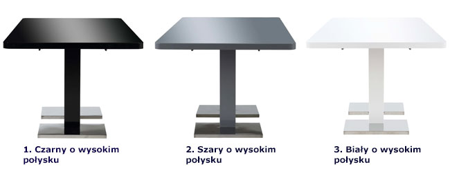 Produkt Czarny rozkładany stół - Pables - zdjęcie numer 2