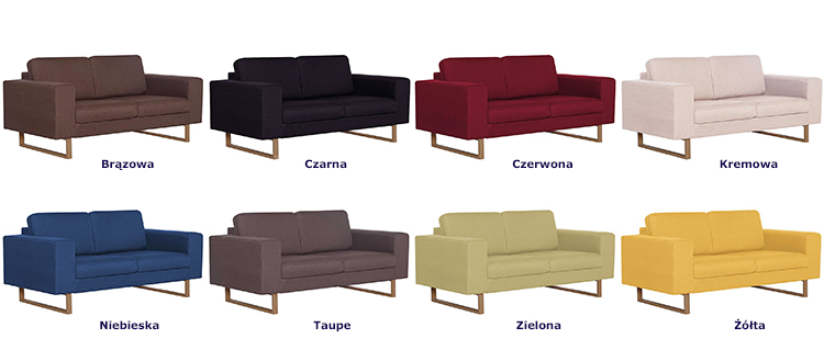 Produkt Elegancka dwuosobowa sofa Ladi 2X - żółta - zdjęcie numer 3