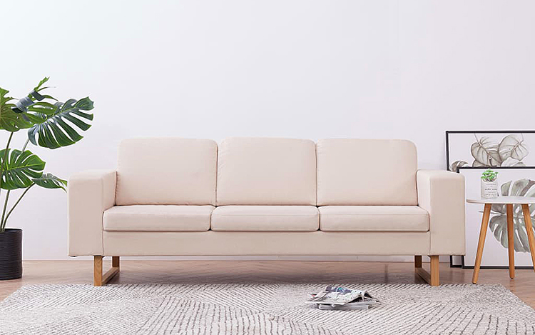 Produkt Elegancka trzyosobowa sofa Ladi 3X - kremowa - zdjęcie numer 2
