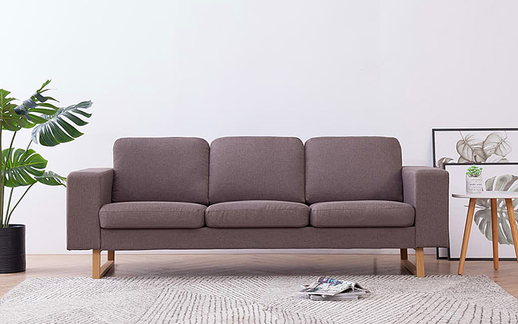 Produkt Elegancka trzyosobowa sofa Ladi 3x -  taupe - zdjęcie numer 2