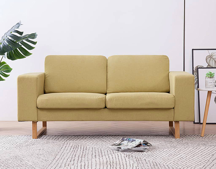 Produkt Elegancka dwuosobowa sofa Ladi 2X - zielona - zdjęcie numer 2