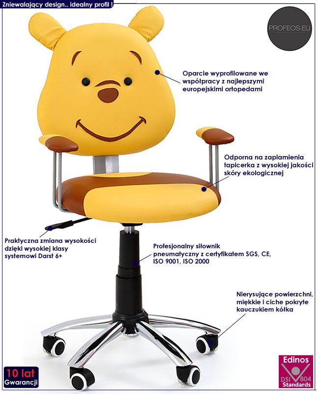 fotel obrotowy dla dziecka Westa