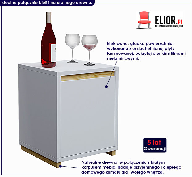 stolik nocny Kizo D6