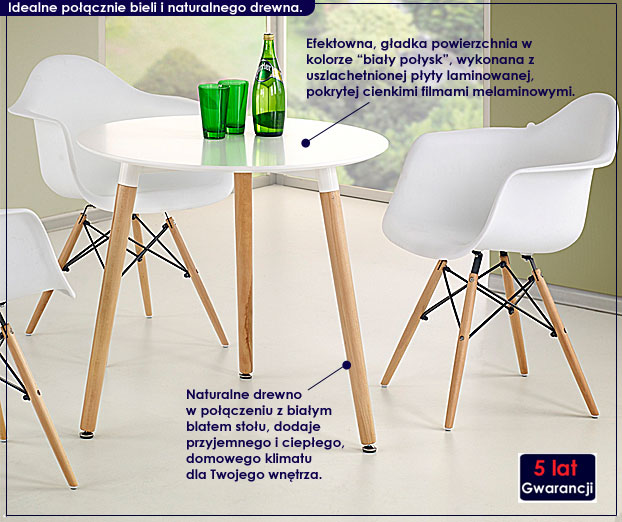 okrągły stół Kizo S4